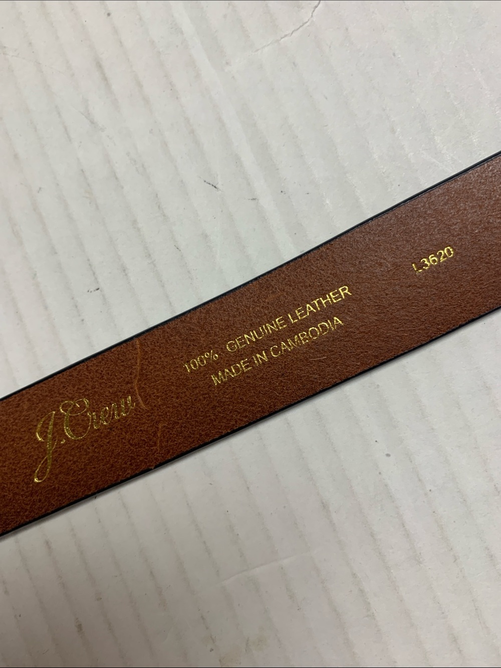 J Crew Calf Hair Belt In Leopard Print Genuine Leather Size Large Gold Buckle - Picture 4 of 4